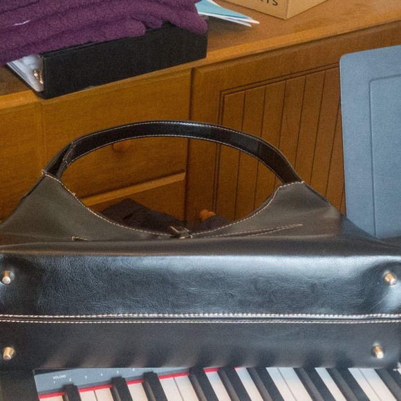 Leather hand bag usex great condition - Picture 3 of 5